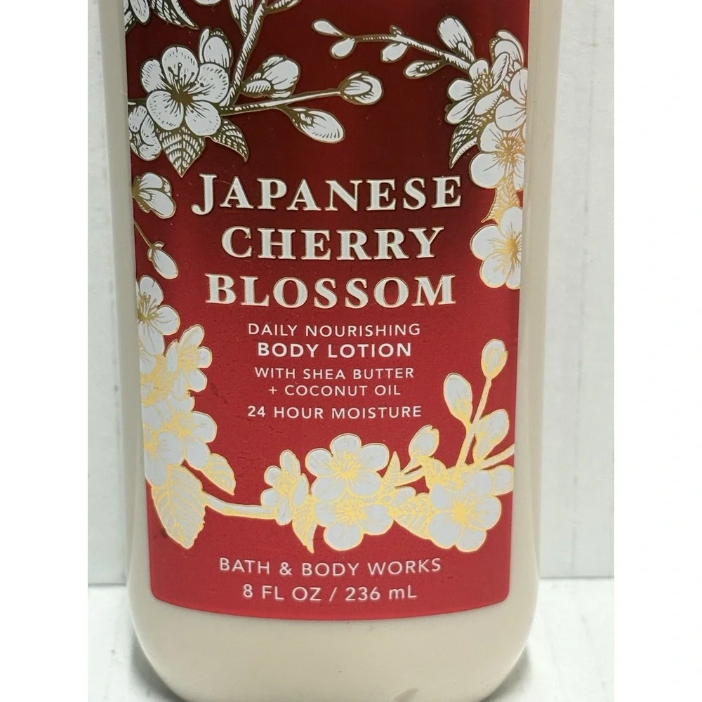 Bath & Body Works Japanese Cherry Blossom Daily Nourishing Body Lotion 8 oz. NEW